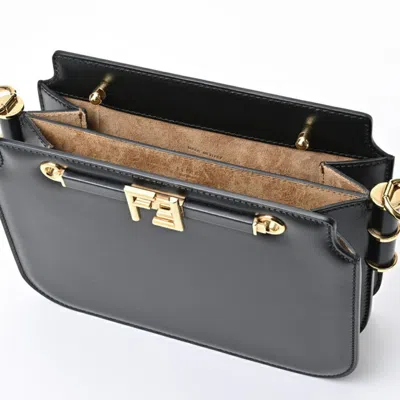 Pre-owned Fendi Black Leather Shoulder Bag ()