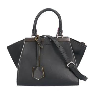 Pre-owned Fendi Black Leather Shoulder Bag ()