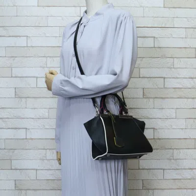 Pre-owned Fendi Black Leather Shoulder Bag ()