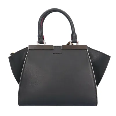 Pre-owned Fendi Black Leather Shoulder Bag ()