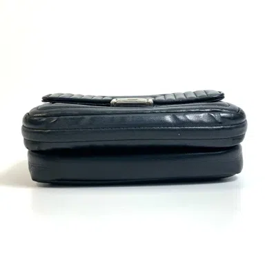 Pre-owned Fendi Black Leather Shoulder Bag ()