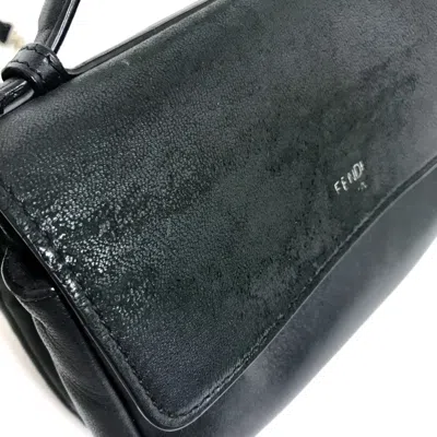 Pre-owned Fendi Black Leather Shoulder Bag ()