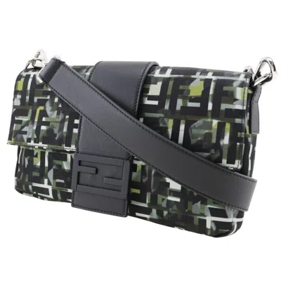 Pre-owned Fendi Black Nylon Shoulder Bag ()