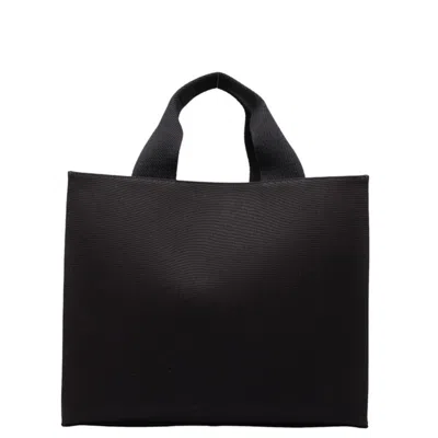 Pre-owned Fendi Black Yellow Canvas Shoulder Bag Tote Bag () In Black, Yellow