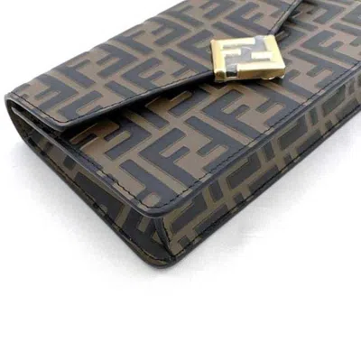 Pre-owned Fendi Brown Zucca Shoulder Bag ()