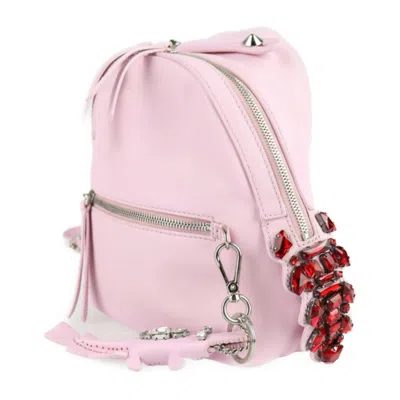 Pre-owned Fendi By The Way Pink Leather Backpack Handbag ()