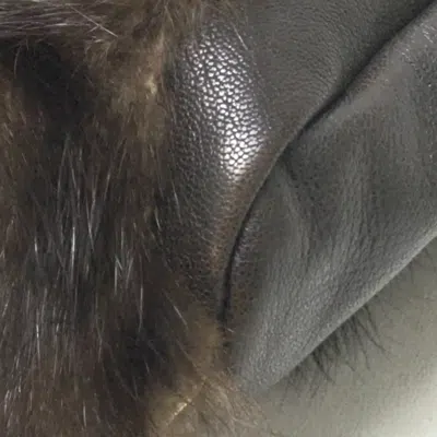 Pre-owned Fendi Dark Brown Fur Shoulder Bag ()