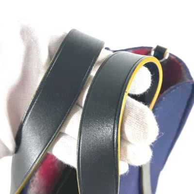 Pre-owned Fendi Navy Wool Shoulder Bag Tote Bag ()