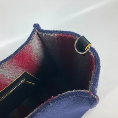 Pre-owned Fendi Navy Wool Shoulder Bag Tote Bag ()