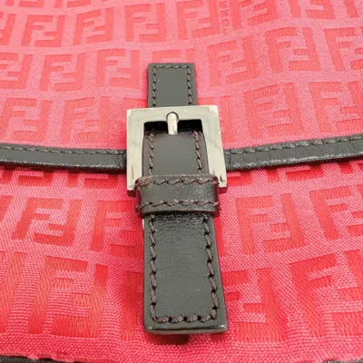 Pre-owned Fendi Pink Canvas Shoulder Bag ()