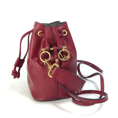 Pre-owned Fendi Red Leather Shoulder Bag ()