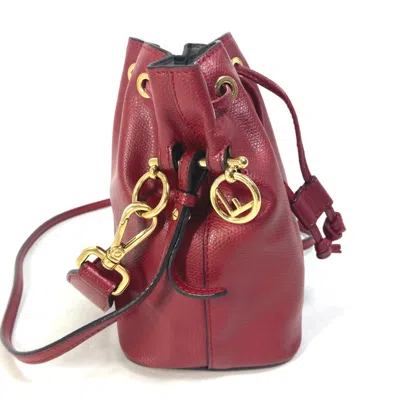 Pre-owned Fendi Red Leather Shoulder Bag ()