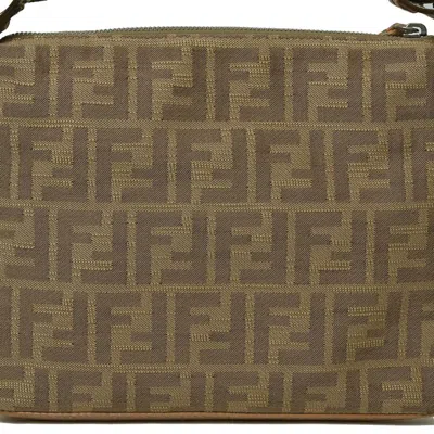 Pre-owned Fendi Selleria Pink Canvas Shoulder Bag ()