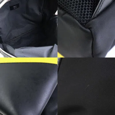 Pre-owned Fendi Zucca Black Zucca Backpack ()