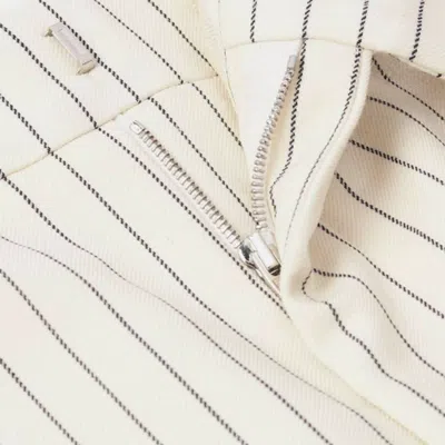 Celine Wool Striped Pants With Flared Legs And Classic Fit