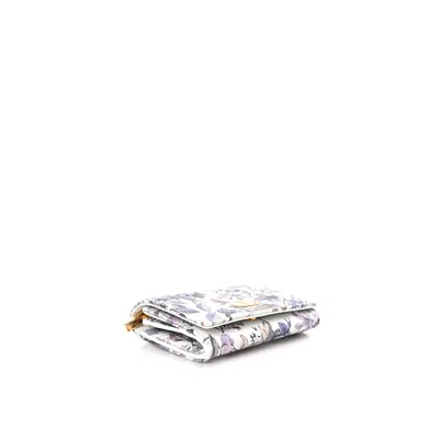 Dior 4 Saisons Hiver Print Caro Glycine Wallet Women