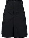 DAMIR DOMA DAMIR DOMA SIDE SLIT BERMUDA SHORTS - BLACK,PASSER13230269911340130