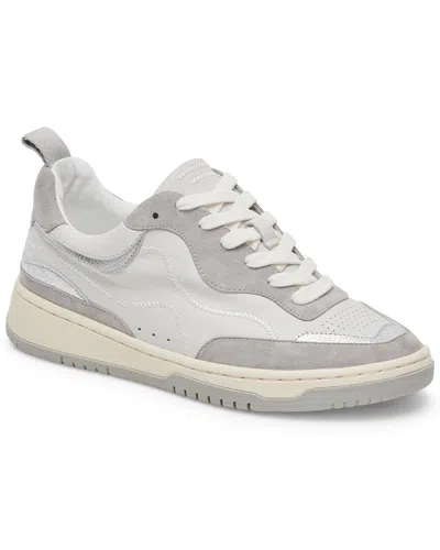 Dolce Vita Adella Sneakers White Grey Leather In Multi