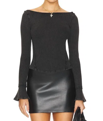 Free People X We The Free Soul Sister Layering Top In Black