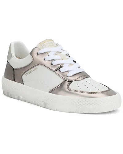 Vintage Havana Fast 1 Leather Sneaker In White