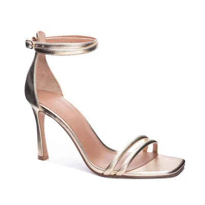 Chinese Laundry Jasmine Ankle Strap Sandal In Gold
