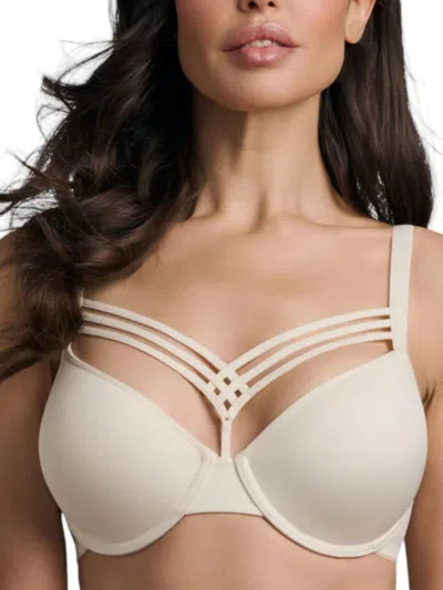 Marlies Dekkers Sale Dame De Paris Padded Plunge Bra In Ivory In Multi