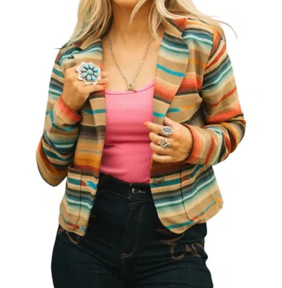 Silverado Maria Blazer In Sendero In Multi