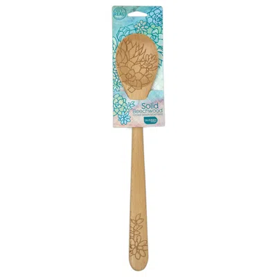 Talisman Designs Laser Etched Beechwood Sauce Spoon, Succulent Collection In Multi
