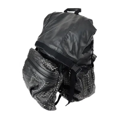 Pre-owned Bottega Veneta Black Leather Backpack Handbag ()