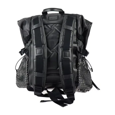Pre-owned Bottega Veneta Black Leather Backpack Handbag ()