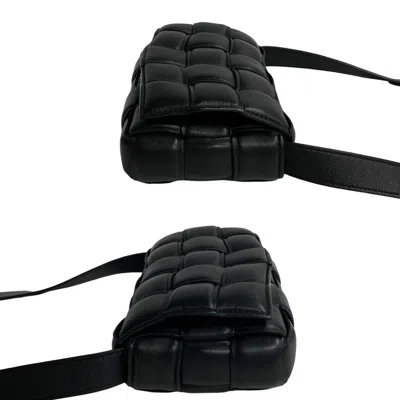 Pre-owned Bottega Veneta Black Leather Pochette Shoulder Bag ()