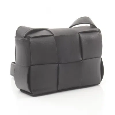 Pre-owned Bottega Veneta Black Leather Shoulder Bag ()