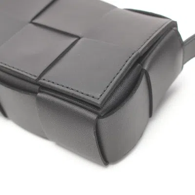 Pre-owned Bottega Veneta Black Leather Shoulder Bag ()