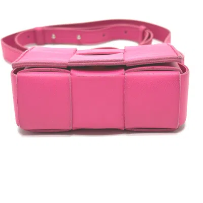 Pre-owned Bottega Veneta Pink Leather Shoulder Bag ()