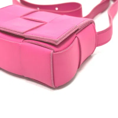 Pre-owned Bottega Veneta Pink Leather Shoulder Bag ()