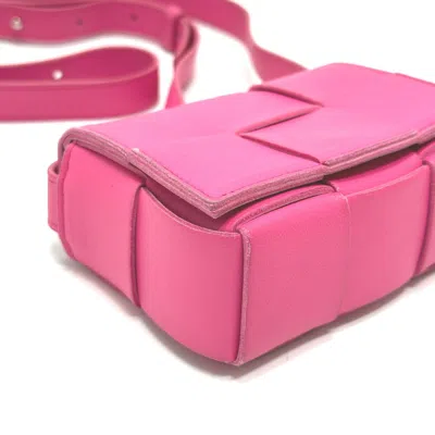 Pre-owned Bottega Veneta Pink Leather Shoulder Bag ()