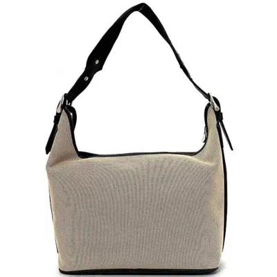 Pre-owned Burberry Black Canvas Shoulder Bag ()