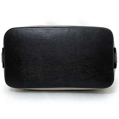 Pre-owned Burberry Black Canvas Shoulder Bag ()