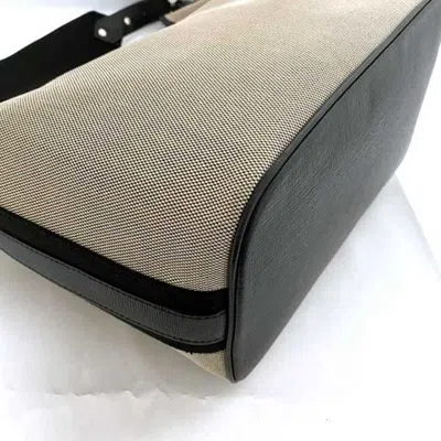 Pre-owned Burberry Black Canvas Shoulder Bag ()