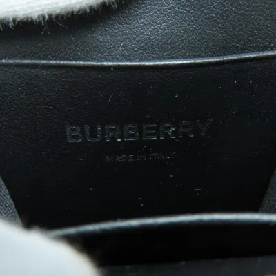 Pre-owned Burberry Black Leather Coin Purse/coin Case ()