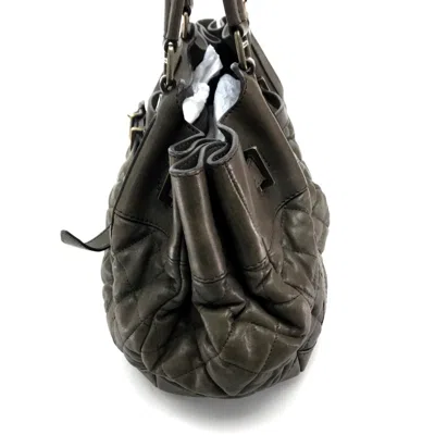 Pre-owned Burberry Brown Leather Tote Bag ()