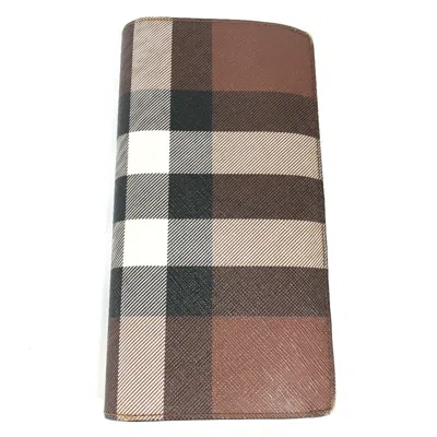 Pre-owned Burberry Brown Other Long Wallet (bi-fold) ()