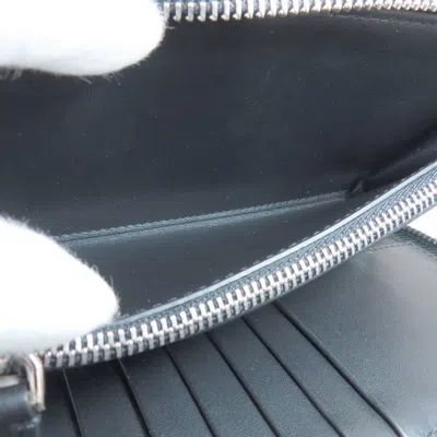 Pre-owned Burberry Green Pvc Long Wallet (bi-fold) ()