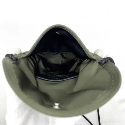 Pre-owned Burberry Khaki Nylon Shoulder Bag ()