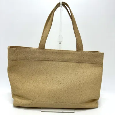Pre-owned Chanel Beige Leather Tote Bag ()