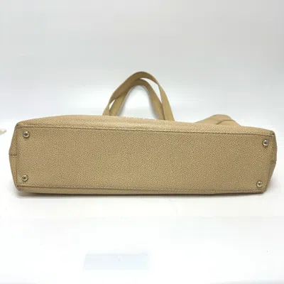 Pre-owned Chanel Beige Leather Tote Bag ()