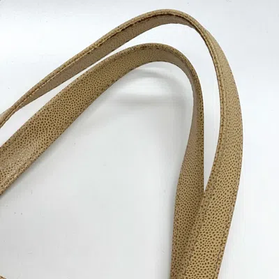 Pre-owned Chanel Beige Leather Tote Bag ()