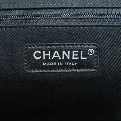 Pre-owned Chanel Black Leather Tote Bag ()