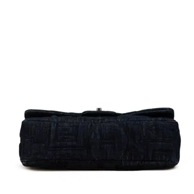 Pre-owned Chanel Blue Denim Shoulder Bag ()