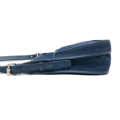 Pre-owned Chanel Blue Denim Shoulder Bag ()